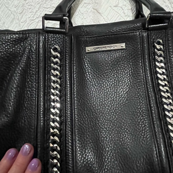 Big leather bag caroline neron - Picture 4 of 8